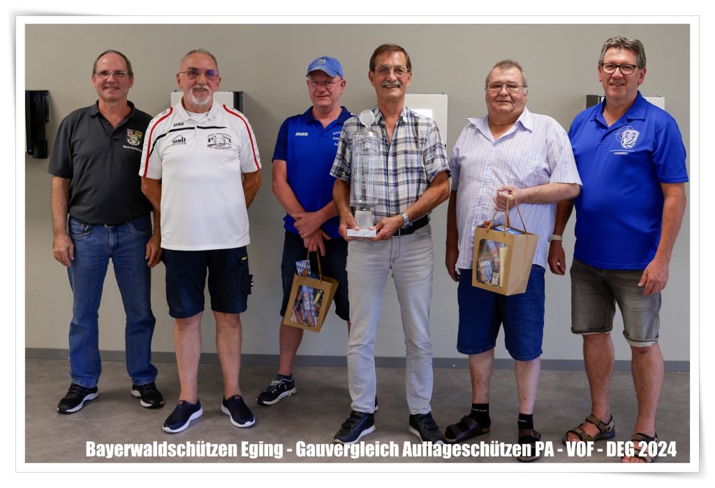 Gauvergleich der Auflageschützen PA-VOF-DEG 2024